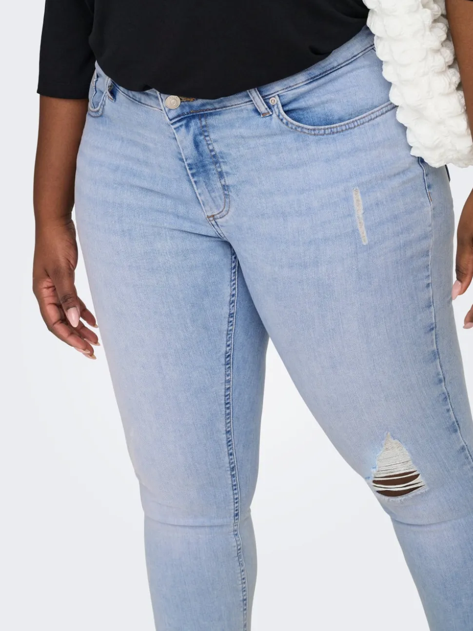 CARWILLY Middels høy midje Skinny Fit Ankellengde Jeans