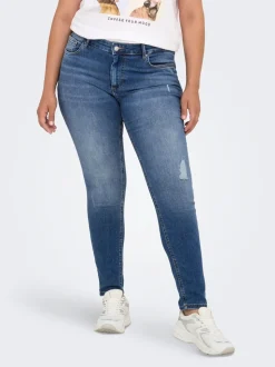 CARWILLY Middels høy midje Skinny Fit Ankellengde Jeans