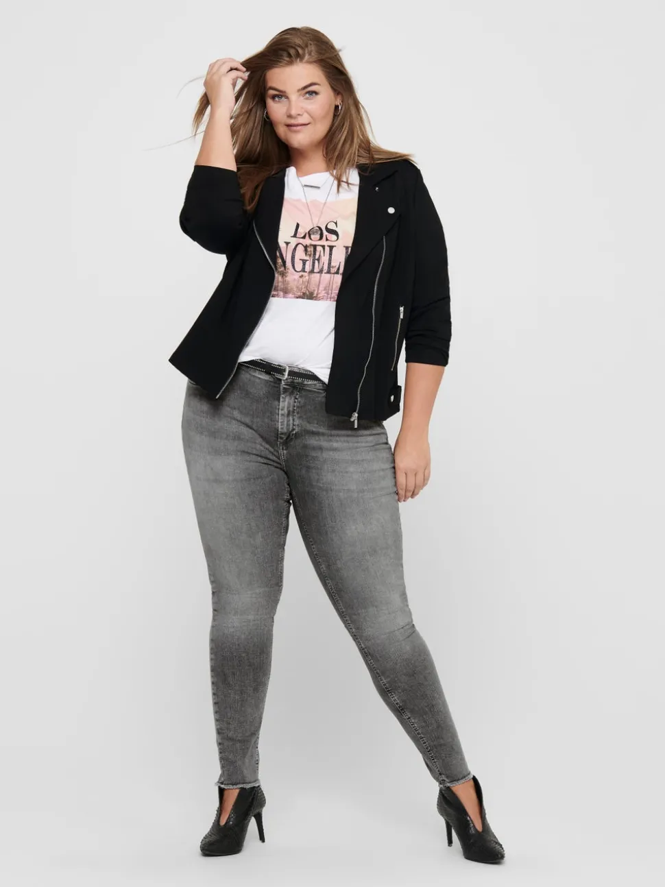 CARWILLY Normal midje Skinny Fit Ankellengde Jeans