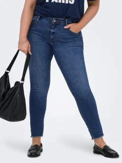 CARWILLY Skinny Fit Ankellengde Jeans