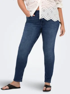 CARWILLY Skinny Fit Ankellengde Jeans