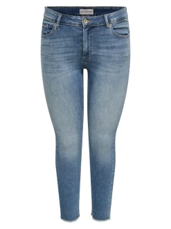 CARWILLY Skinny Fit Ankellengde Jeans