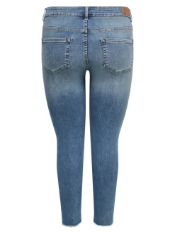 CARWILLY Skinny Fit Ankellengde Jeans