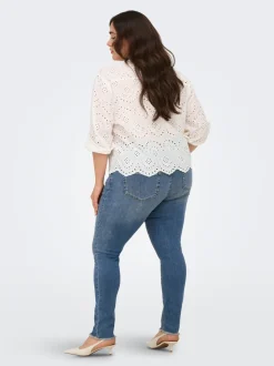 CARWILLY Skinny Fit Ankellengde Jeans
