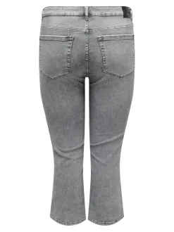 CARWILLY Sweet Flared Fit Cropped Jeans