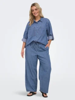 CARYASMIN Wide Leg Fit Bukser med vide ben