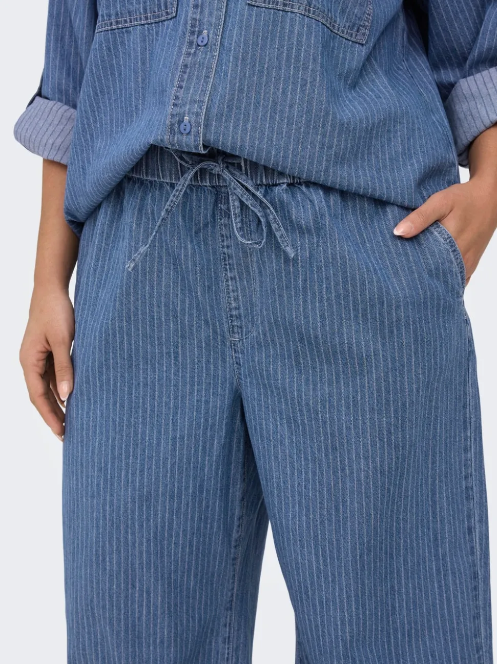CARYASMIN Wide Leg Fit Bukser med vide ben
