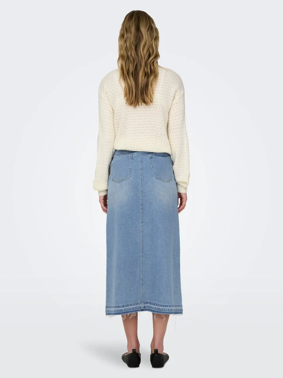 JDYBELLA Denim Denimskjørt Midiskjørt