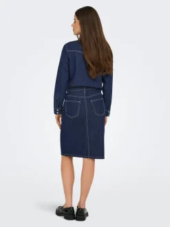 JDYBELLA Denim Denimskjørt Midiskjørt