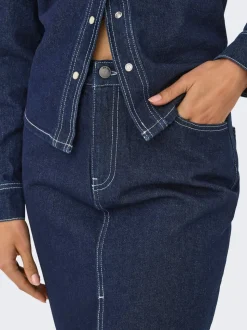 JDYBELLA Denim Denimskjørt Midiskjørt