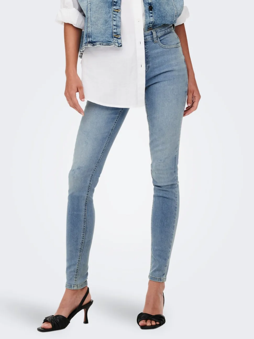 JDYBLUME Middels høy midje Skinny Fit Jeans