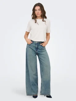 JDYCARINA Høy midje Wide Leg Fit Jeans