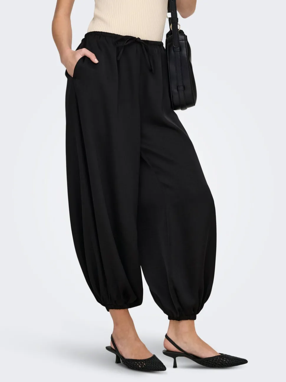 JDYCASSY Balloon Fit Bukser med vide ben
