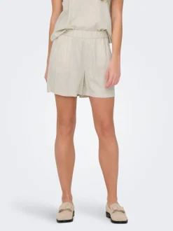 JDYCAYA Høy midje Regular Fit Lin Shorts