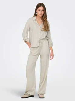 JDYCAYA Wide Leg Fit Lin Bukser