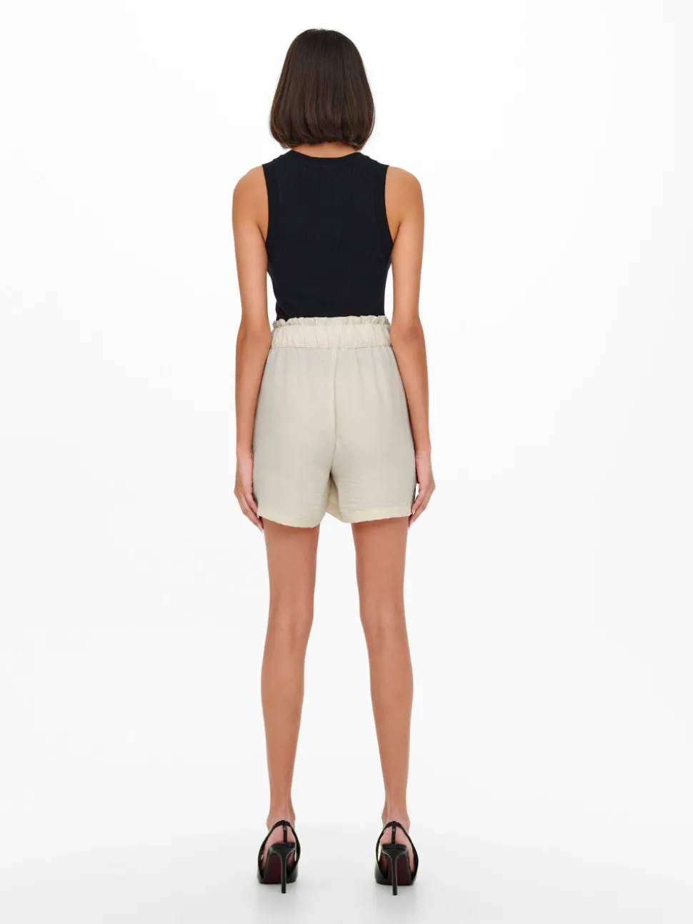 JDYDIVYA Høy midje Regular Fit Paperbag-shorts