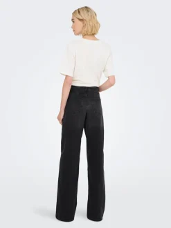 JDYFELINA-FINA Høy midje Wide Leg Fit Jeans