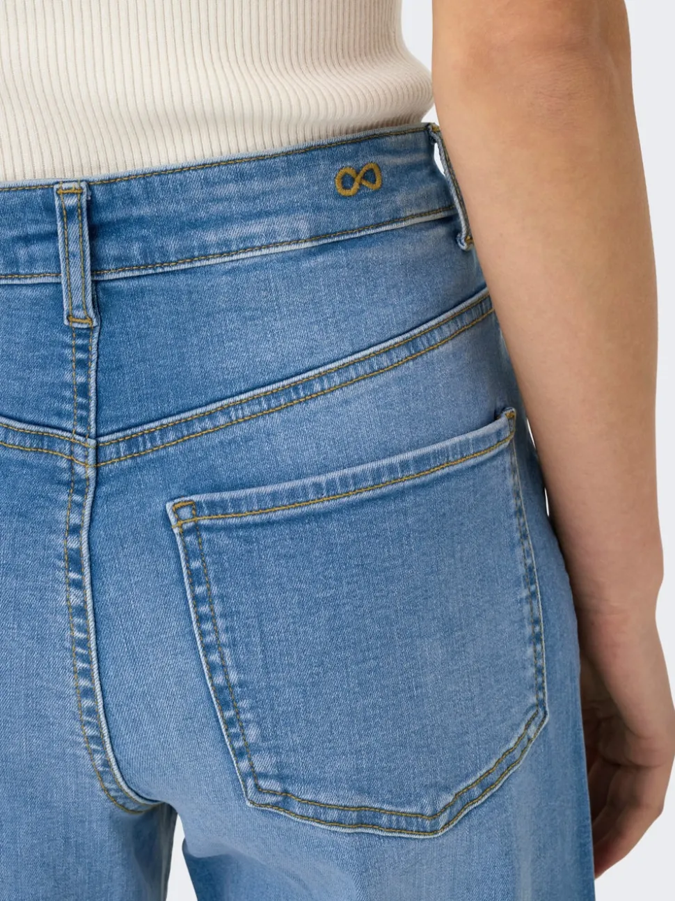 JDYFELINA-FINA Høy midje Wide Leg Fit Jeans