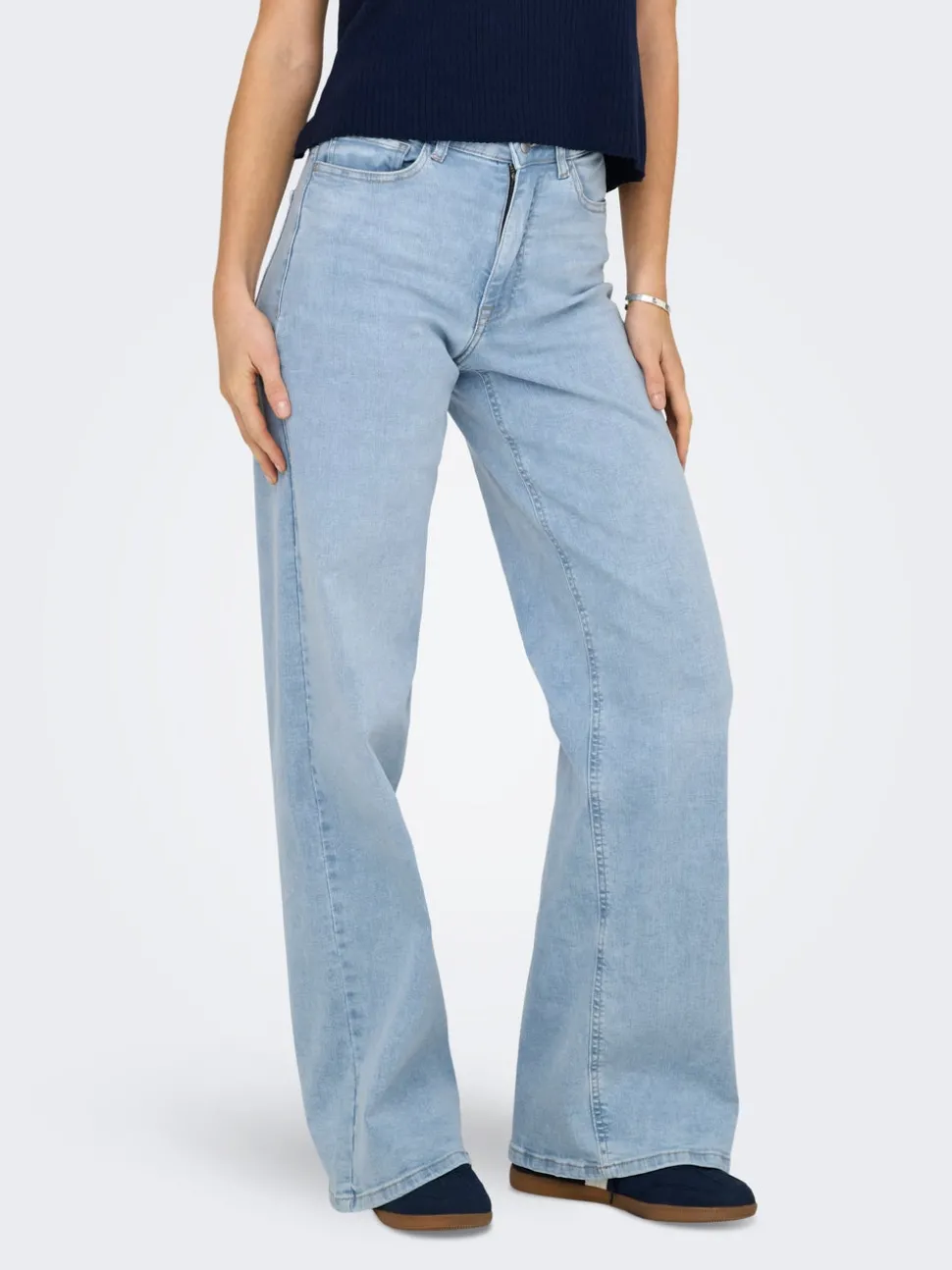 JDYFELINA-FINA Høy midje Wide Leg Fit Jeans