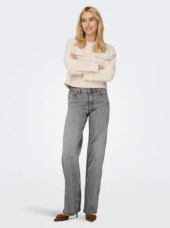 JDYFELINA-FINA Høy midje Wide Leg Fit Jeans
