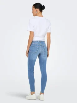 JDYFINA Middels høy midje Skinny Fit Ankellengde Jeans