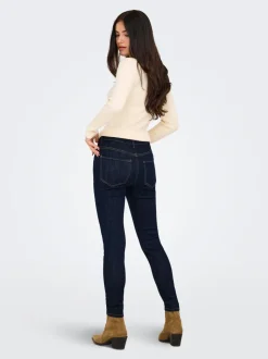 JDYFINA Middels høy midje Skinny Fit Ankellengde Jeans