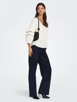 JDYGEGS Høy midje Wide Leg Fit Jeans