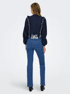 JDYKAREN Middels høy midje Flared Fit Jeans