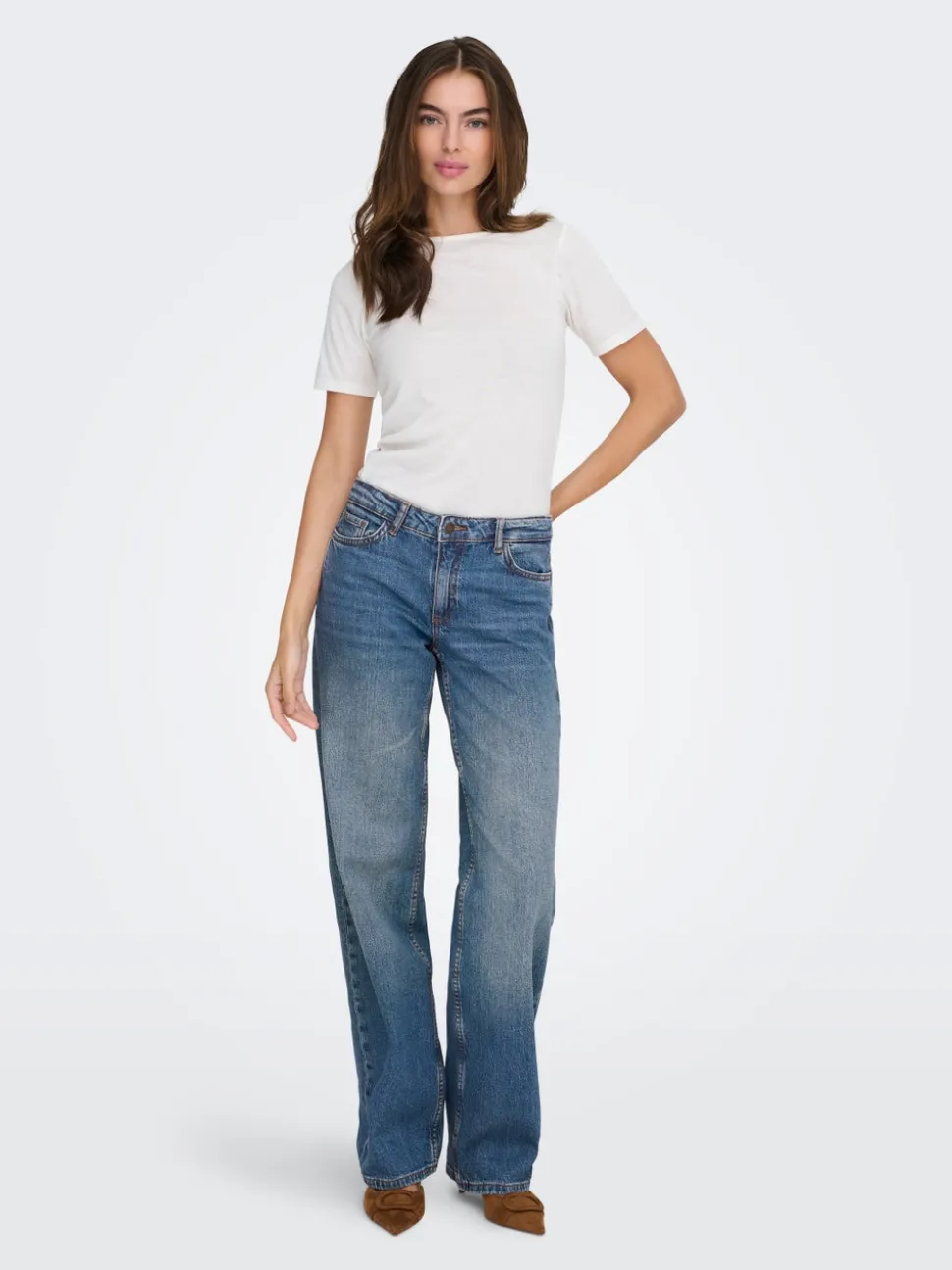 JDYKATIE Lav midje Straight Fit Jeans