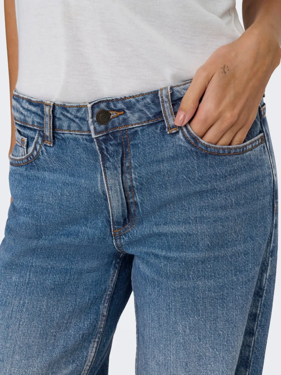 JDYKATIE Lav midje Straight Fit Jeans