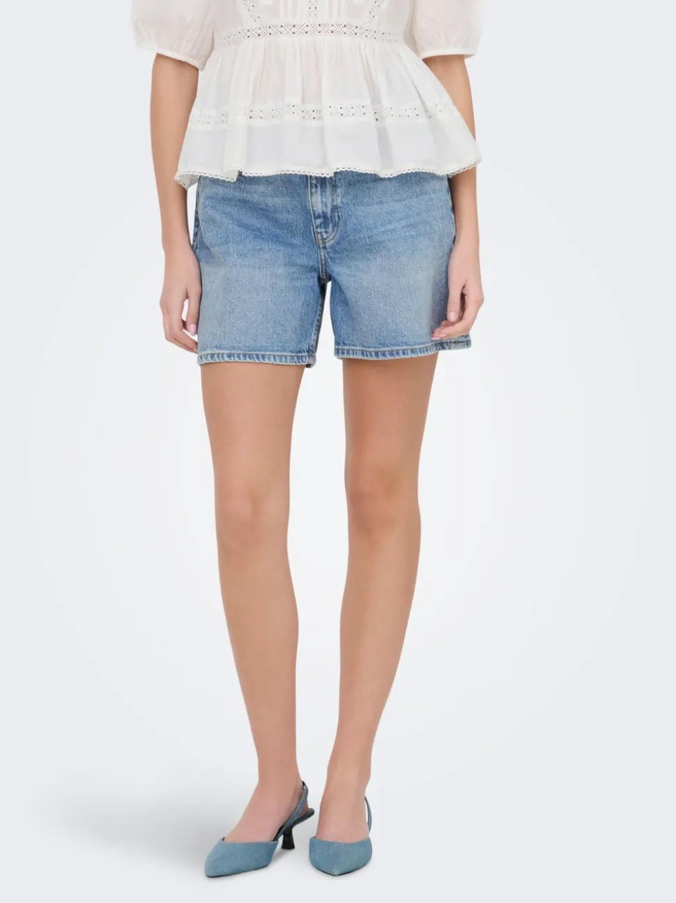 JDYLARISA Høy midje Baggy Fit Shorts