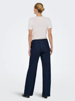 JDYLIZZIE Middels høy midje Wide Leg Fit Jeans