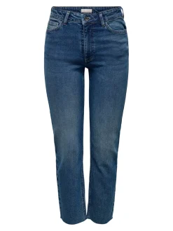 JDYLULLU Høy midje Straight Fit Ankellengde Jeans