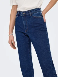JDYLULLU Høy midje Straight Fit Ankellengde Jeans