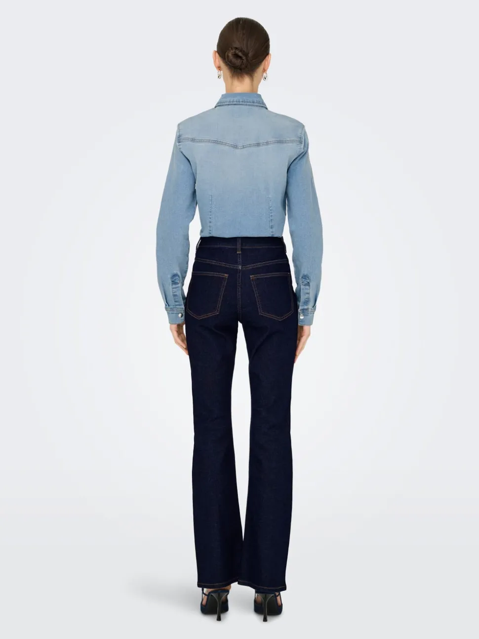 JDYMOON Høy midje Bootcut Fit Jeans