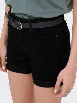 JDYMOON Middels høy midje Regular Fit Denimshorts