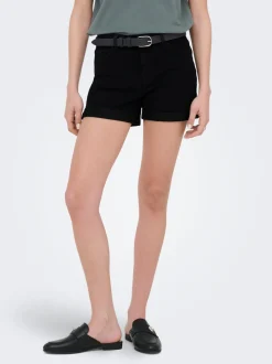 JDYMOON Middels høy midje Regular Fit Denimshorts