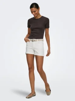 JDYMOON Middels høy midje Regular Fit Denimshorts
