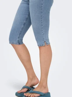 JDYMOON Middels høy midje Skinny Fit capri Jeans