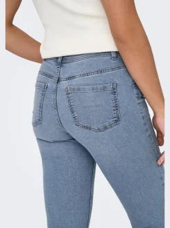 JDYMOON Middels høy midje Skinny Fit capri Jeans