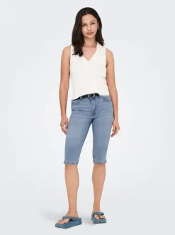 JDYMOON Middels høy midje Skinny Fit capri Jeans
