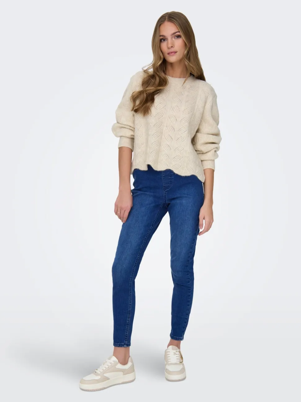 JDYNALINA Høy midje Slim Fit Jeggings