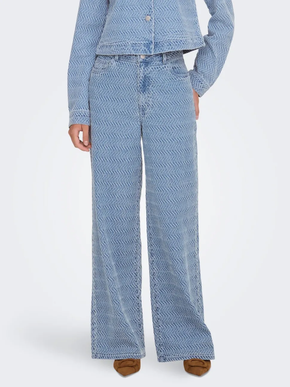 JDYNICO Høy midje Wide Leg Fit Jeans