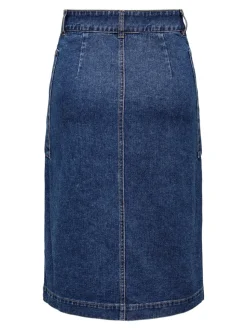 JDYOLIVIA Denim Denimskjørt Langt skjørt