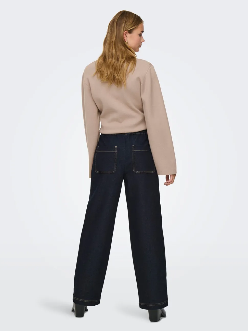 JDYRICKY Middels høy midje Wide Leg Fit Jeans
