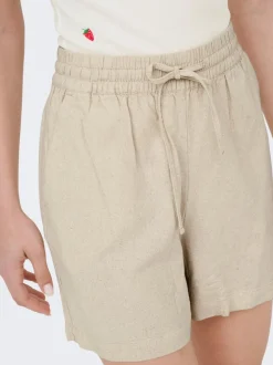 JDYSAY Høy midje Regular Fit Lin Shorts