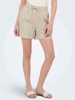 JDYSAY Høy midje Regular Fit Lin Shorts