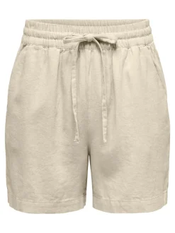 JDYSAY Høy midje Regular Fit Lin Shorts