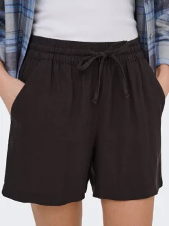 JDYSAY Høy midje Regular Fit Lin Shorts