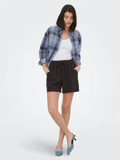JDYSAY Høy midje Regular Fit Lin Shorts